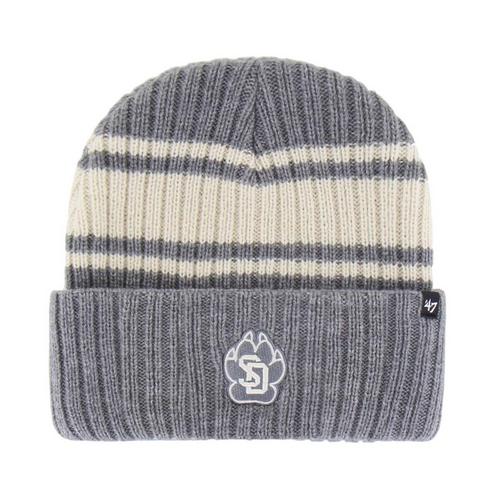 47 Brand South Dakota Coyotes Harbor Stripe Beanie - Primary Image