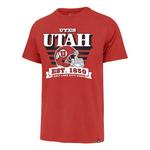 47 Brand Utah Utes Stripe Splash T-Shirt - Thumbnail 1 of 2