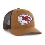 47 Brand Kansas City Chiefs Carhartt Trucker Adjustable Hat - Thumbnail 2 of 3