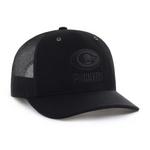 47 Brand Green Bay Packers Carhartt Black Out Trucker Hat Adjustable Hat - Thumbnail 2 of 3
