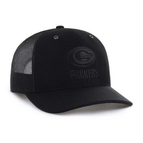47 Brand Green Bay Packers Carhartt Black Out Trucker Hat Adjustable Hat - Primary Image