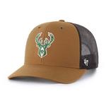 47 Brand Milwaukee Bucks Carhartt Trucker Adjustable Hat - Thumbnail 1 of 3