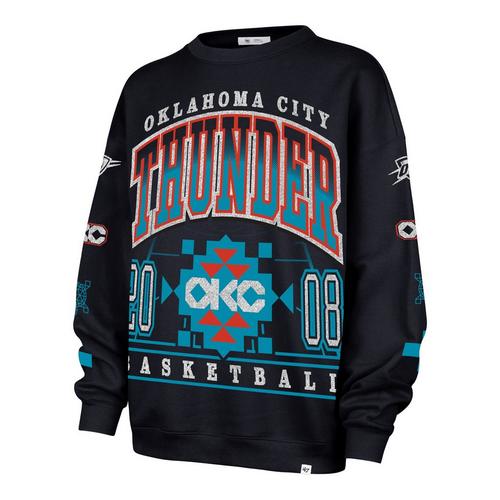 47 Brand Women's Oklahoma City Thunder 2025 City Edition Go Big Crewneck - Primary Image