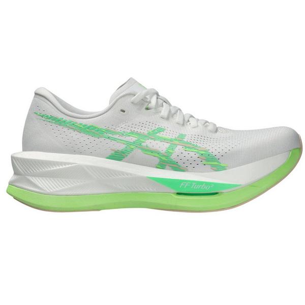 Women's ASICS Sonicblast Running Shoes 10 Regular White/Vital Green
