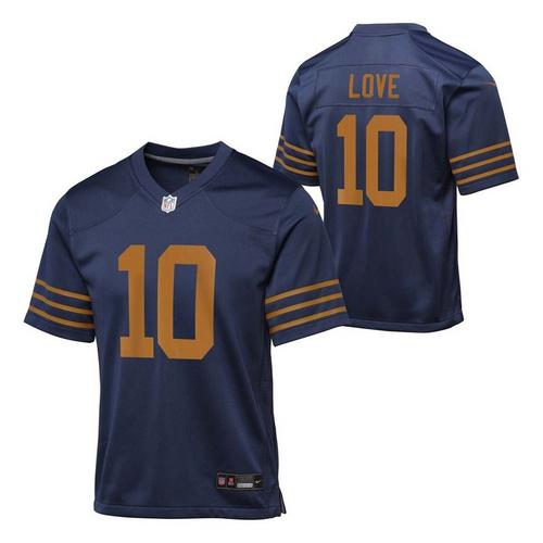 Nike Kids' Green Bay Packers Jordan Love #10 1923 Classic Alternate Jersey - Primary Image