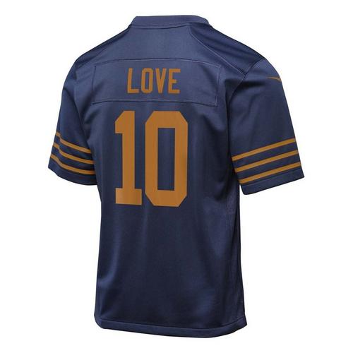Nike Kids' Green Bay Packers Jordan Love #10 1923 Classic Alternate Jersey - Primary Image