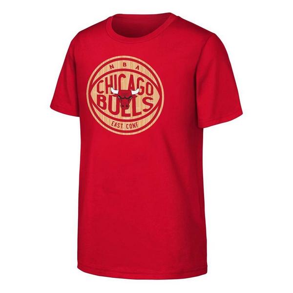Kids' Chicago Bulls Free Throw Genuine Stuff T-Shirt XLarge Red