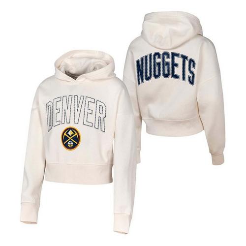 Genuine Stuff Girls' Denver Nuggets Franchise Cropped Hoodie - Primary Image