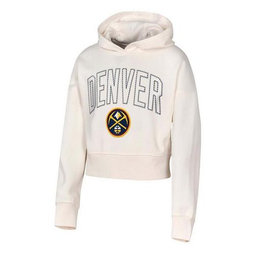 Genuine Stuff Girls' Denver Nuggets Franchise Cropped Hoodie - Primary Image