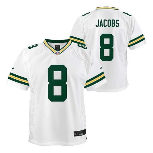 Nike Kids' Green Bay Packers Josh Jacobs #8 Game Jersey - Primary Image