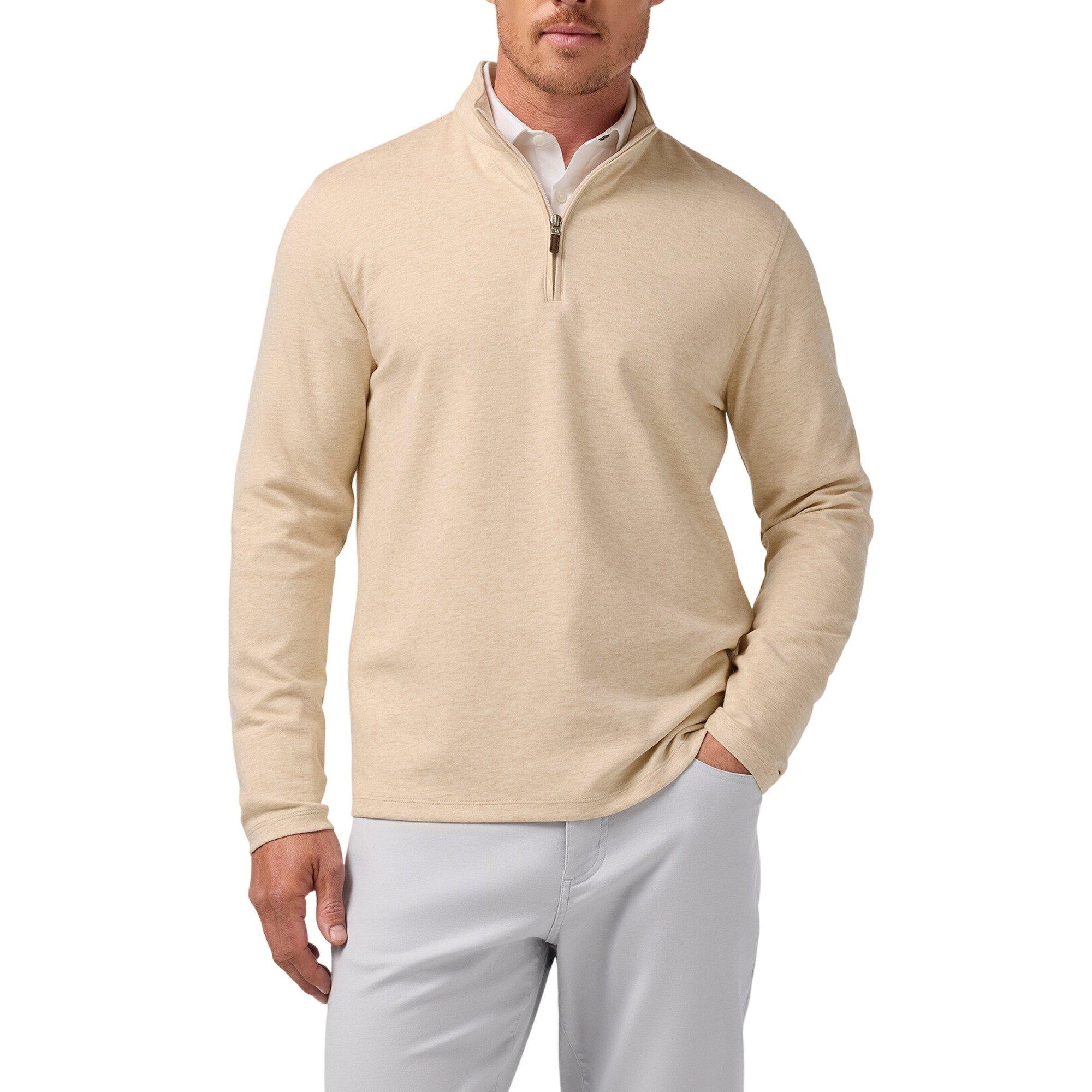 Oat Heather KPI Quarter Zip - Small / Regular / Regular