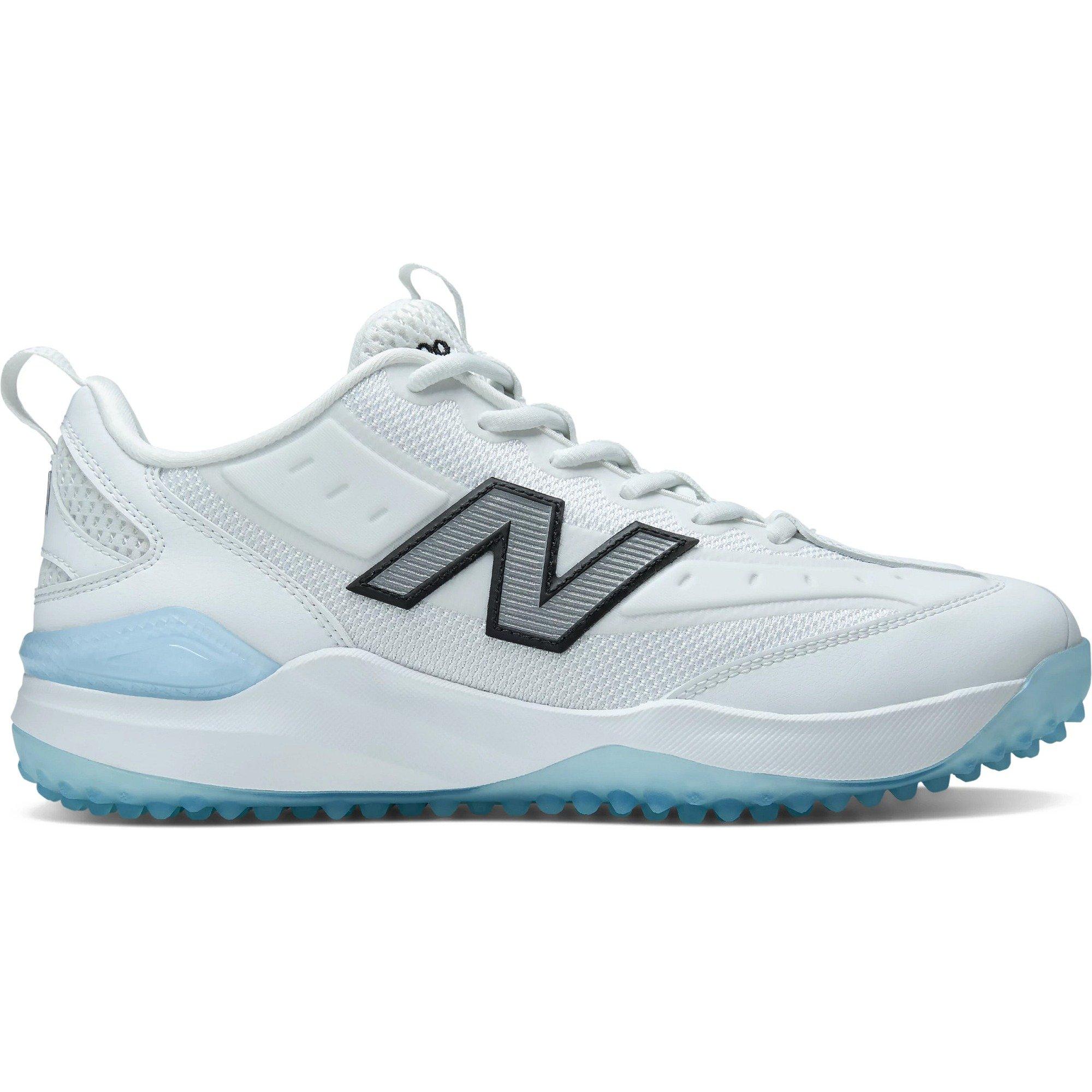 New Balance Fresh Foam 3000 V8 Turf Baseball Shoes, Size 14, Light Blue