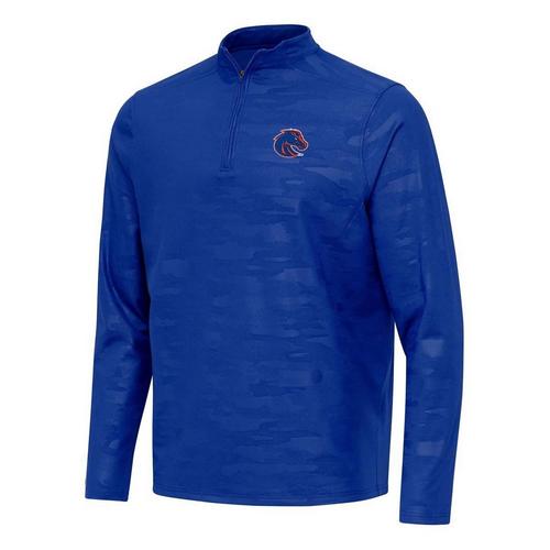 Antigua Boise State Broncos Obscure Long Sleeve 1/4 Zip - Primary Image