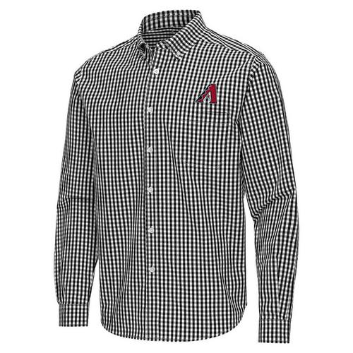 Antigua Arizona Diamondbacks Ellis Woven Long Sleeve Button Up - Primary Image