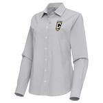 Antigua Women's Columbus Crew SC Porter Woven Button Up Shirt - Thumbnail 1 of 2