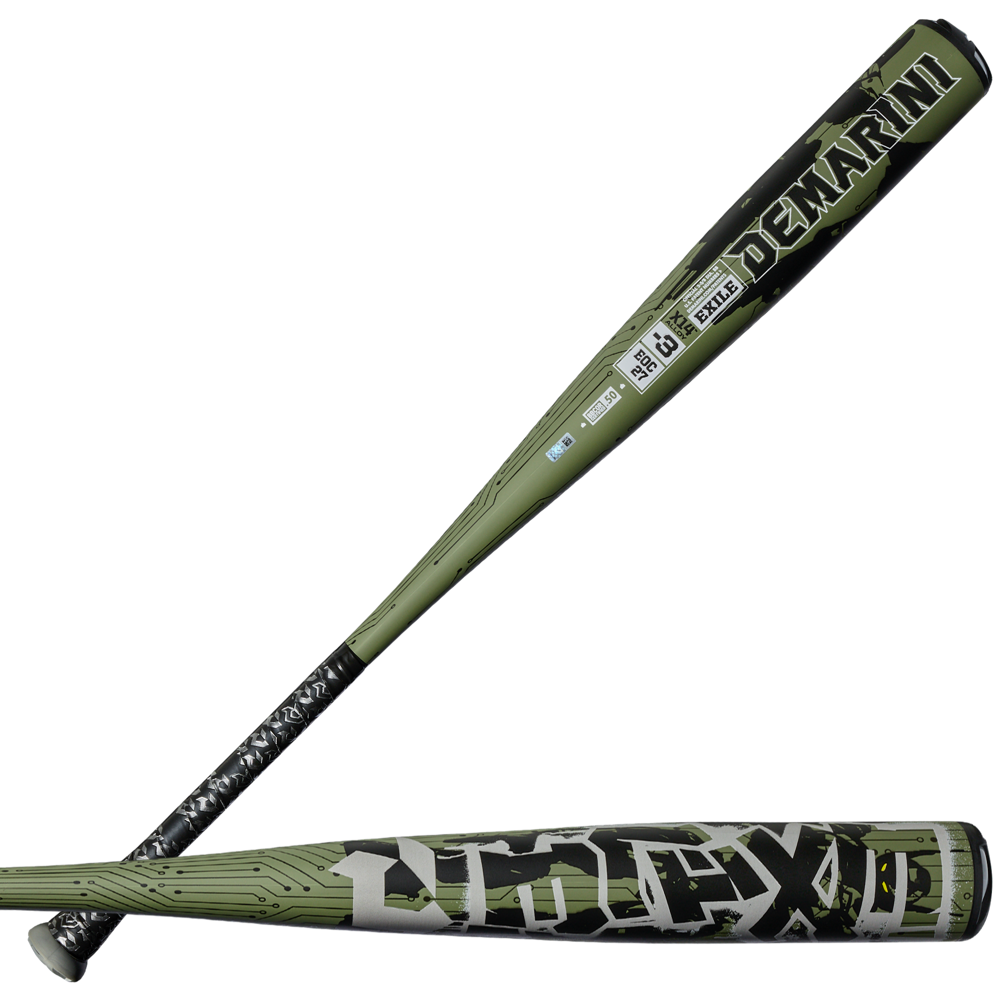 DeMarini 2027 Exile BBCOR Baseball Bat