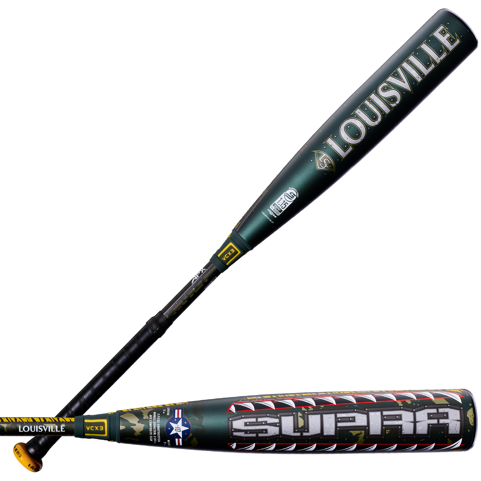 Louisville Slugger Youth 2027 Supra Tigershark USSSA Baseball Bat