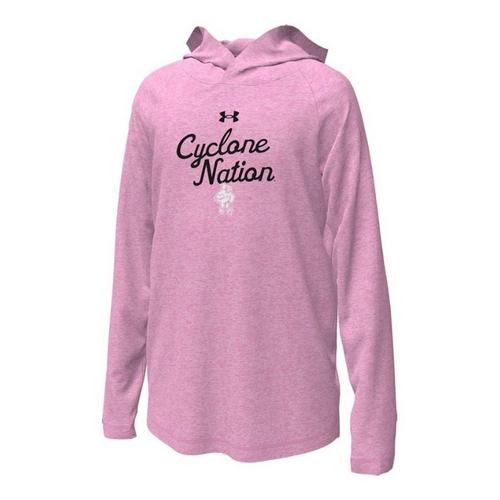Under Armour Girls' Iowa State Cyclones Breezy Hoodie - Primary Image