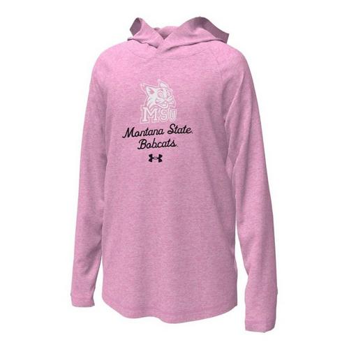 Under Armour Girls' Montana State Bobcats Breezy Hoodie - Primary Image