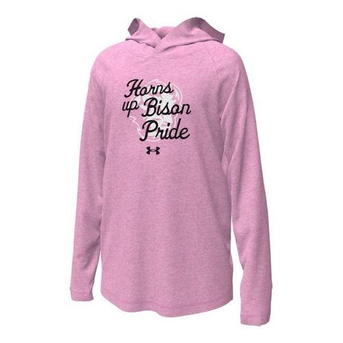 Under Armour Girls' North Dakota State Bison Breezy Hoodie - Primary Image