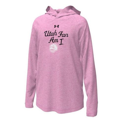 Under Armour Girls' Utah Utes Breezy Hoodie - Primary Image