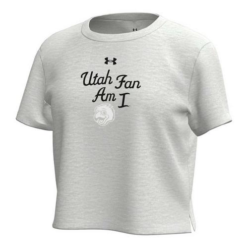 Under Armour Girls' Utah Utes Breezy Crop - Primary Image