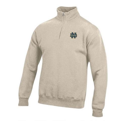 Gear For Sports Notre Dame Fighting Irish Logo Big Cotton Long Sleeve 1/4 Zip - Primary Image