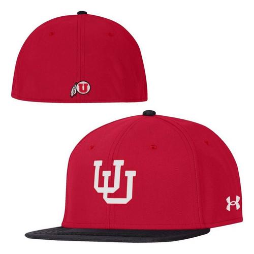 Under Armour Utah Utes Baseball Flexfit Hat - Primary Image