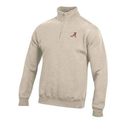 Gear For Sports Alabama Crimson Tide Logo Big Cotton Long Sleeve 1/4 Zip - Primary Image