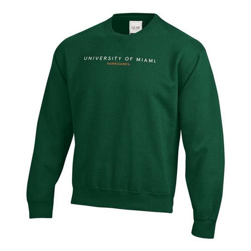 Gear For Sports Miami Hurricanes Walk The Line Big Cotton Crew - Primary Image