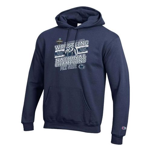 Champion Penn State Nittany Lions 2025 Wrestling National Champions Eco PowerBlend Hoodie - Primary Image