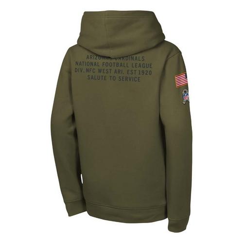Nike Kids' Arizona Cardinals 2025 Salute To Service Club Hoodie - Primary Image