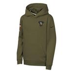 Nike Kids' Minnesota Vikings 2025 Salute To Service Club Hoodie - Thumbnail 3 of 4