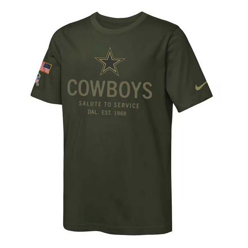 Nike Kids' Dallas Cowboys 2025 Salute To Service T-Shirt - Primary Image