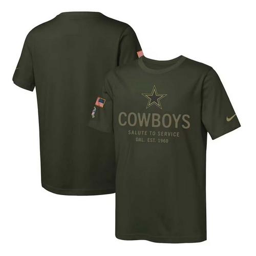 Nike Kids' Dallas Cowboys 2025 Salute To Service T-Shirt - Primary Image