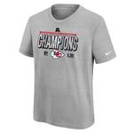 Nike Kids' Kansas City Chiefs AFC Conference Champions Trophy T-Shirt - Thumbnail 1 of 2