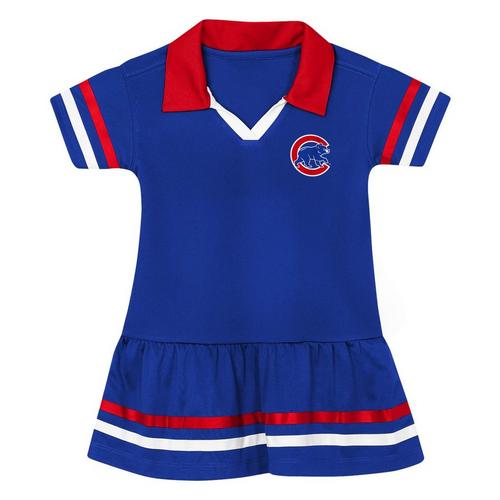 Genuine Stuff Toddler Chicago Cubs Baseball Hit Dress - Primary Image