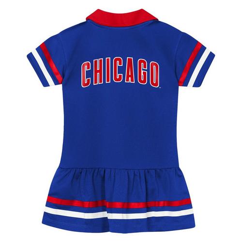Genuine Stuff Toddler Chicago Cubs Baseball Hit Dress - Primary Image