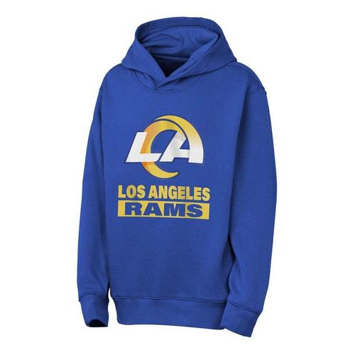Genuine Stuff Kids' Los Angeles Rams Back To The Basics Hoodie - Primary Image