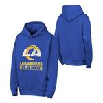 Genuine Stuff Kids' Los Angeles Rams Back To The Basics Hoodie - Thumbnail 3 of 3