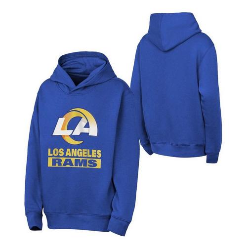 Genuine Stuff Kids' Los Angeles Rams Back To The Basics Hoodie - Primary Image