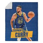 TheNorthwest Golden State Warriors Steph Curry Silk Touch Sherpa Throw Blanket - Thumbnail 1 of 4