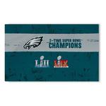 TheNorthwest Philadelphia Eagles 2-Time Super Bowl Champions Tradition Washable Rug - Thumbnail 1 of 2