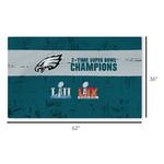 TheNorthwest Philadelphia Eagles 2-Time Super Bowl Champions Tradition Washable Rug - Thumbnail 2 of 2