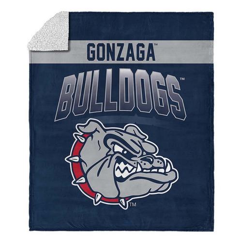 TheNorthwest Gonzaga Bulldogs Silk Touch Sherpa Throw Blanket - Primary Image