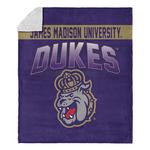 TheNorthwest James Madison Dukes Silk Touch Sherpa Throw Blanket - Thumbnail 1 of 3
