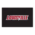 TheNorthwest Louisville Cardinals Logo Washable Rug - Thumbnail 1 of 4