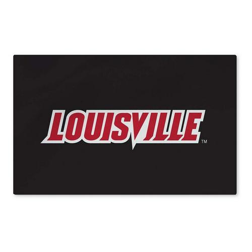 TheNorthwest Louisville Cardinals Logo Washable Rug - Primary Image