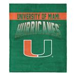 TheNorthwest Miami Hurricanes Silk Touch Throw Blanket - Thumbnail 1 of 3