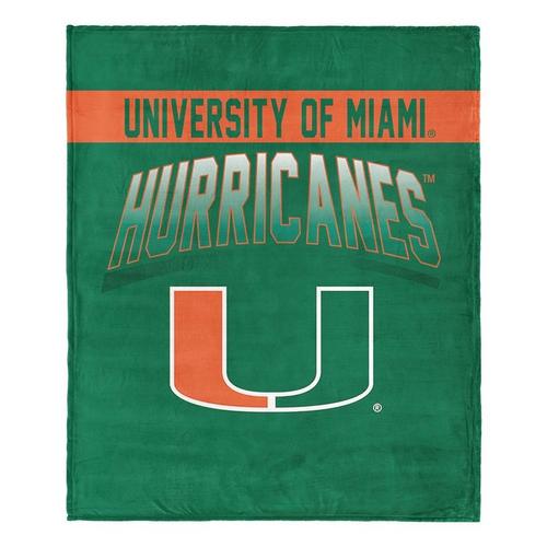 TheNorthwest Miami Hurricanes Silk Touch Throw Blanket - Primary Image